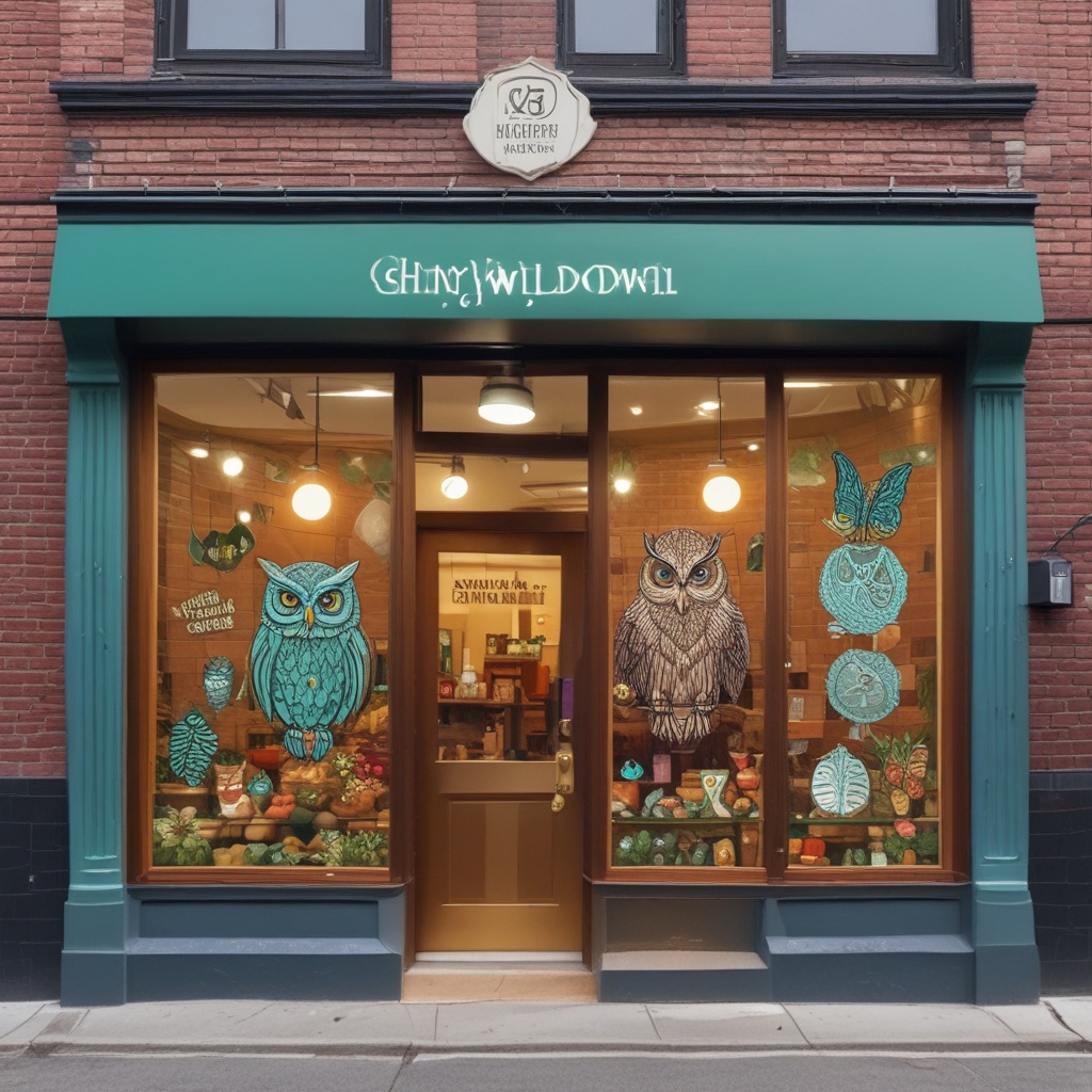 Shiny Owl HEALTH NUT storefront